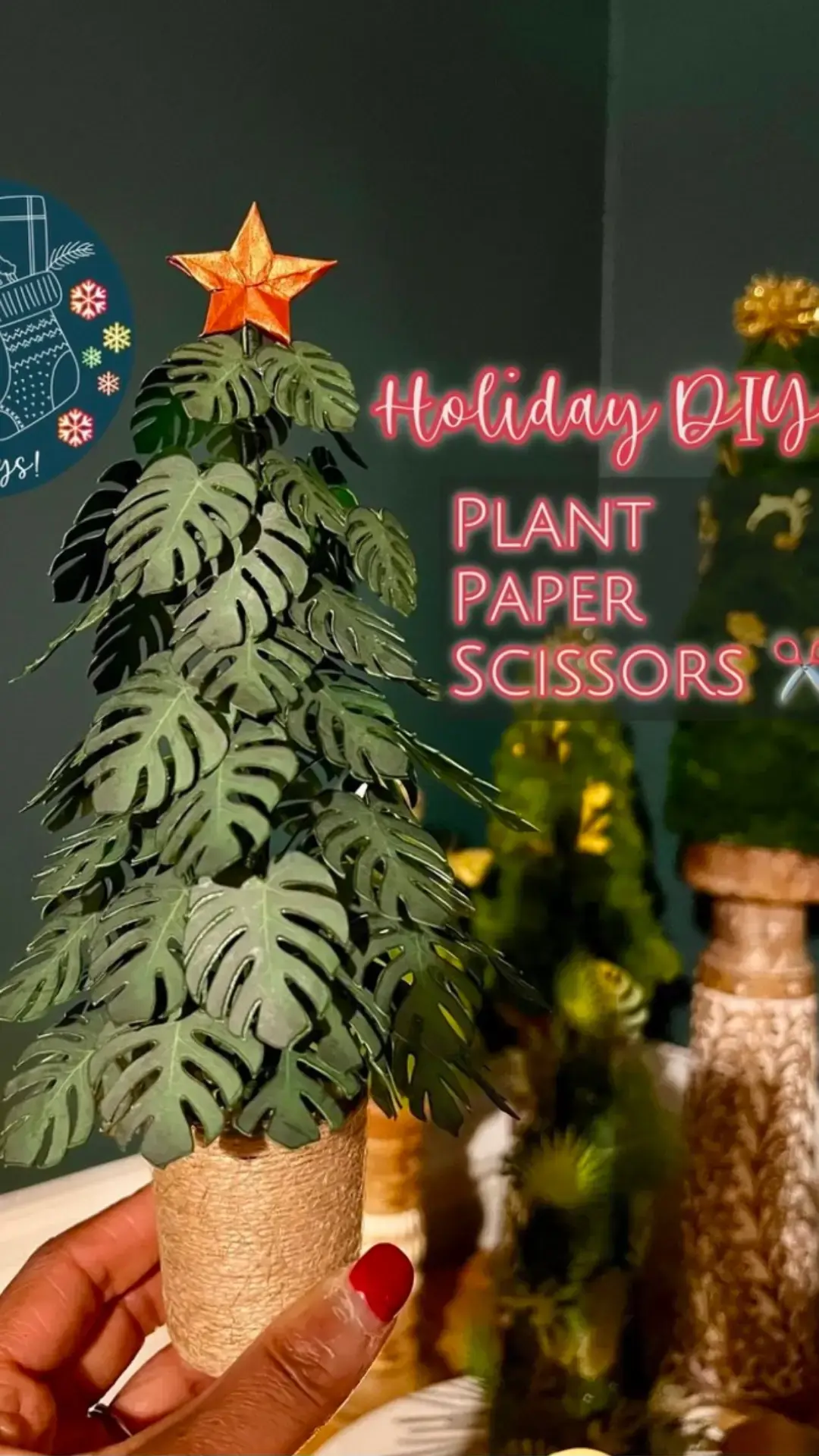 Community handmade Christmas tree 4